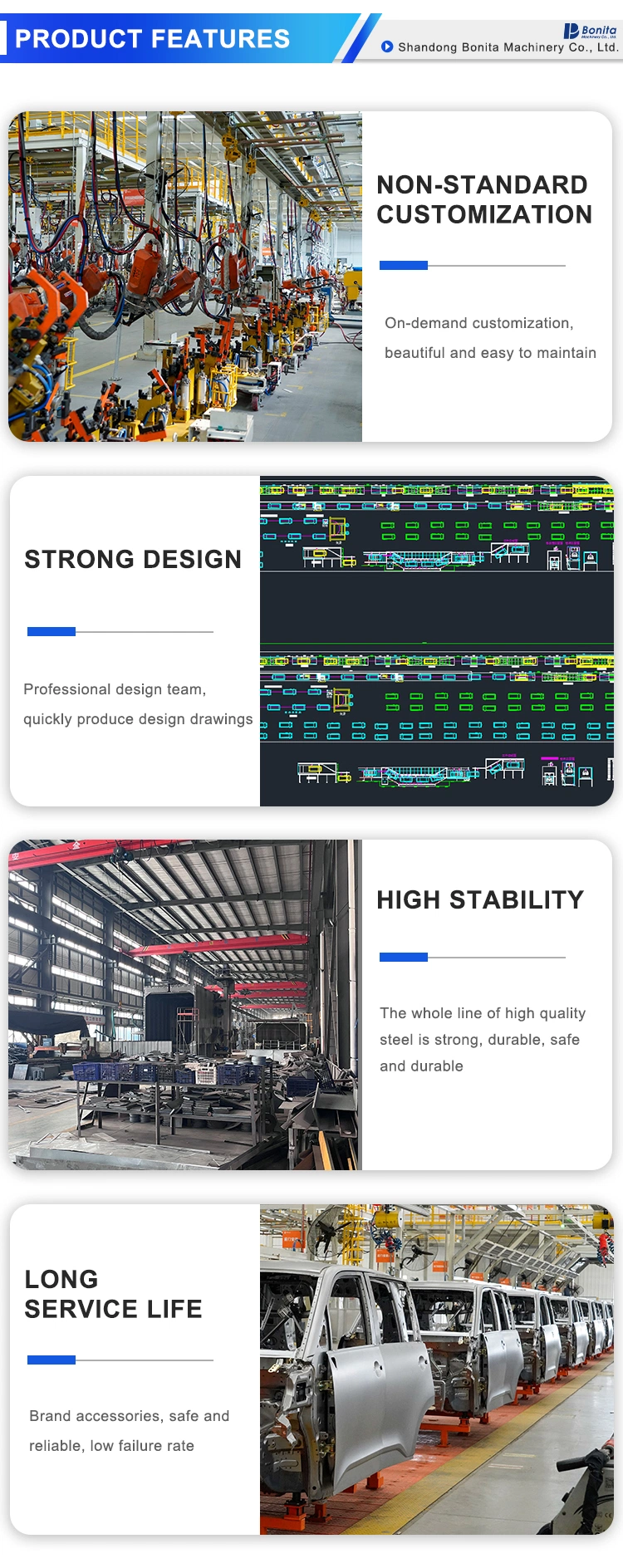 High-Tech Factory Specialized in Production Automation Automobile Assembly/Spraying/Powder Coating Line/Powder Spraying/Painting/Assembly Equipment/Spray Booth