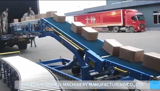 Motorized Loading/Unloading Belt Conveyor&Powered Roller Conveyor System